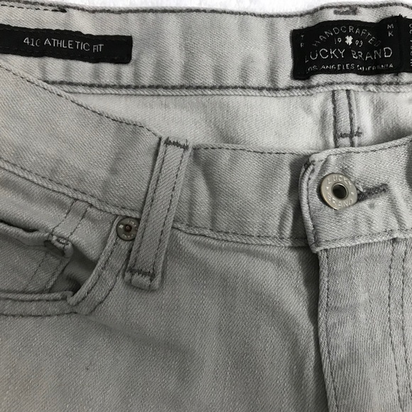 lucky brand 410 athletic fit grey